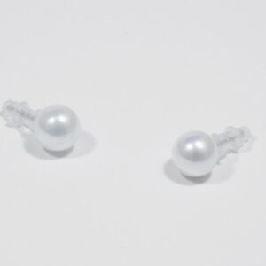 Strieborné náušnice perly 10mm A030