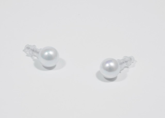 Strieborné náušnice perly 10mm A030