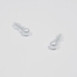 Strieborné náušnice perly 6mm A055
