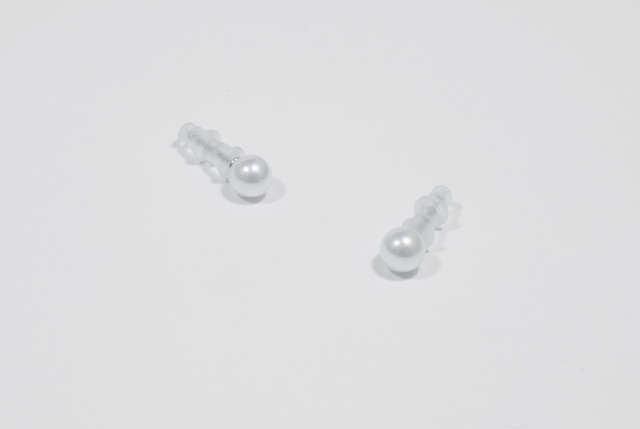 Strieborné náušnice perly 6mm A055