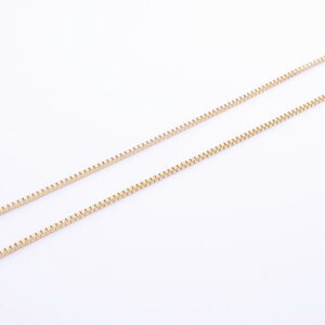 Box retiazka 2,5 mm z chirurgickej ocele zlatá 53cm E014