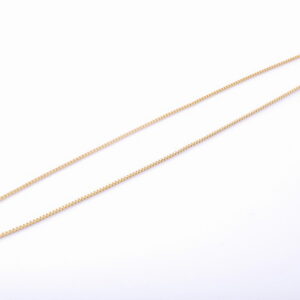 Box retiazka 1,5 mm z chirurgickej ocele zlatá 45cm E015