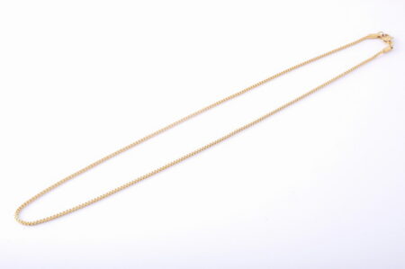 Box retiazka 1,5 mm z chirurgickej ocele zlatá 45cm E015