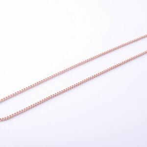 Box retiazka 2 mm z chirurgickej ocele rose gold 40cm E016-25