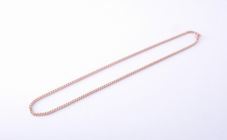 Box retiazka 2 mm z chirurgickej ocele rose gold 40cm E016-25 Box retiazka 2 mm z chirurgickej ocele rose gold 40cm E016-25