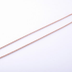 Valis retiazka 2,4 mm z chirurgickej ocele rose gold 45cm E018