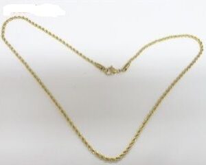 Valis retiazka 2,4 mm z chirurgickej ocele zlatá 45cm E019