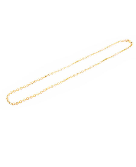 pilovaný retiazka 3,2 mm z chirurgickej ocele zlatá 45cm E022 pilovaný retiazka 3,2 mm z chirurgickej ocele zlatá 45cm E022