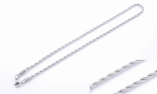 Valis retiazka 4 mm z chirurgickej ocele 47cm E023-15
