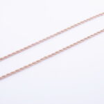 Valis retiazka 4 mm z chirurgickej ocele rose gold 47cm E023-25