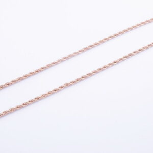 Valis retiazka 4 mm z chirurgickej ocele rose gold 47cm E023-25