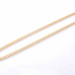 Pancier retiazka 6 mm z chirurgickej ocele zlatá 45cm E037