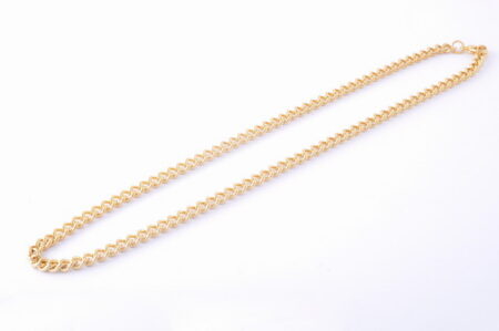 Pancier retiazka 6 mm z chirurgickej ocele zlatá 45cm E037