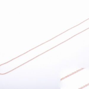 Anker retiazka 1,5 mm z chirurgickej ocele rose gold 45cm E039-25