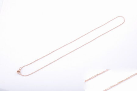 Anker retiazka 1,5 mm z chirurgickej ocele rose gold 45cm E039-25 Anker retiazka 1,5 mm z chirurgickej ocele rose gold 45cm E039-25