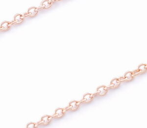 Anker retiazka 1,5 mm z chirurgickej ocele rose gold 45cm E039-25
