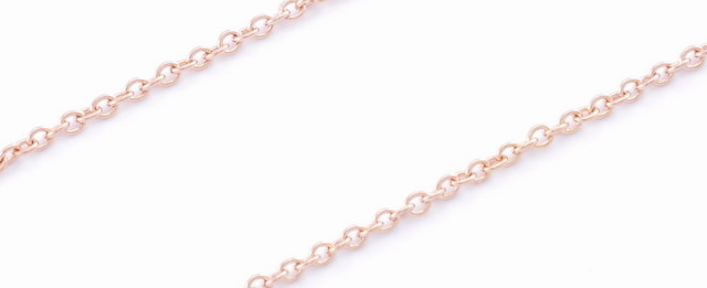 Anker retiazka 1,5 mm z chirurgickej ocele rose gold 45cm E039-25