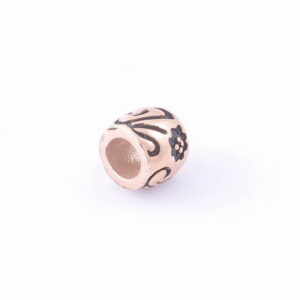 Oceľový prívesok – kvetinový rose gold E048-2B