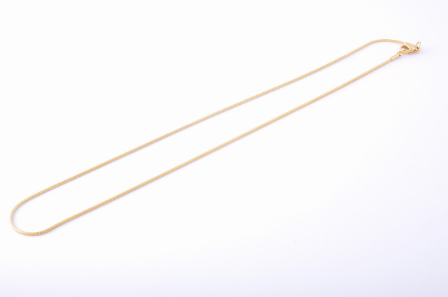 Hadíková retiazka 3,2 mm z chirurgickej ocele zlatá 45cm E062