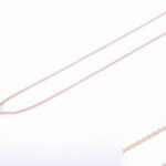 Anker retiazka 0,5 mm z chirurgickej ocele rose gold 42cm E063-25