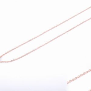 Anker retiazka 0,5 mm z chirurgickej ocele rose gold 42cm E063-25