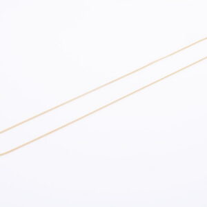 Pancier retiazka 0,4 mm z chirurgickej ocele zlatá 45cm E064