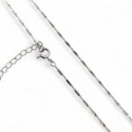 Strieborná retiazka Wave Box 40+3cm F043