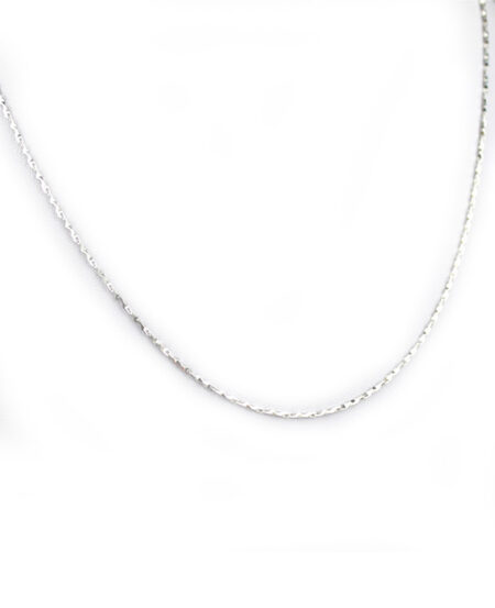 Strieborná retiazka Twisted Sparkle 45+3cm F046