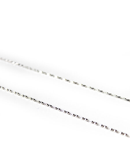 Strieborná retiazka Twisted Sparkle 45+3cm F046