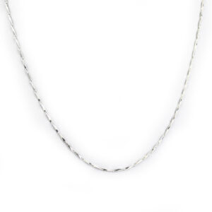 Strieborná retiazka Satin Line 40+3cm F048