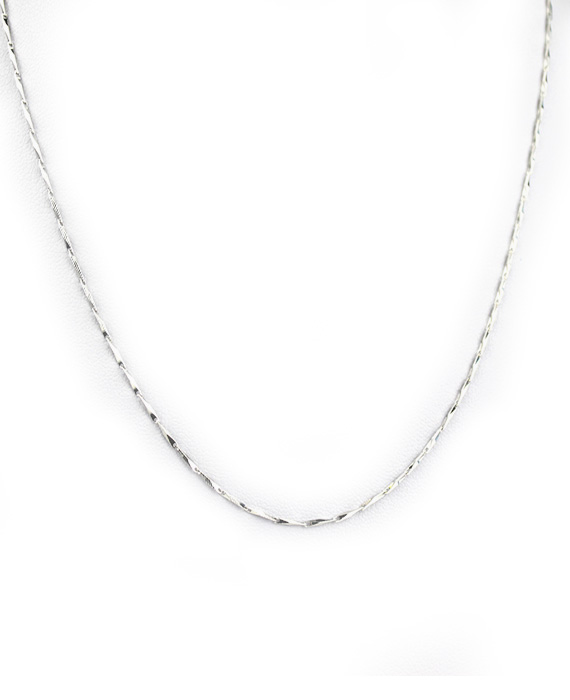 Strieborná retiazka Satin Line 40+3cm F048