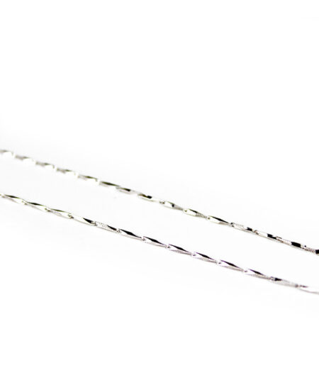 Strieborná retiazka Satin Line 40+3cm F048