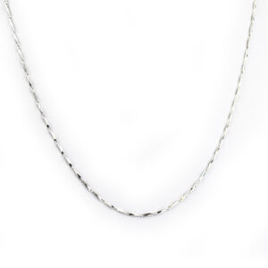Strieborná retiazka Satin Line 45+3cm F049