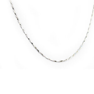 Strieborná retiazka Satin Line 45+3cm F049