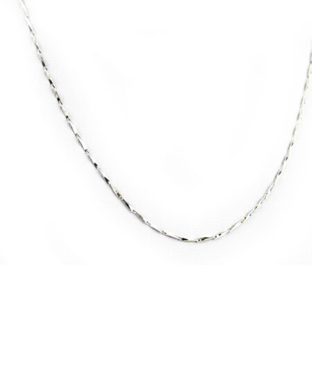 Strieborná retiazka Satin Line 45+3cm F049