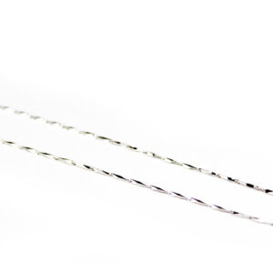 Strieborná retiazka Satin Line 45+3cm F049