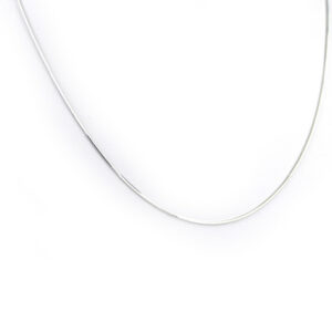 Strieborná retiazka hranatý hadík 45+3cm F053