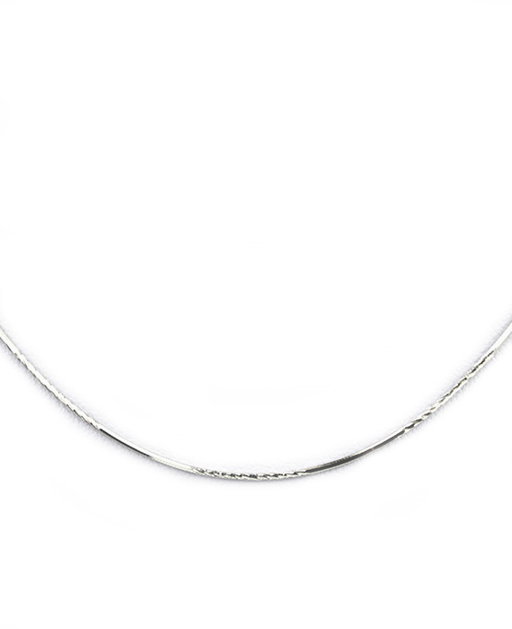 Strieborná retiazka hadík s gravírovaním 40+3cm F060