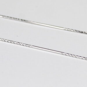 Strieborná retiazka hadík s gravírovaním 45+3cm F061