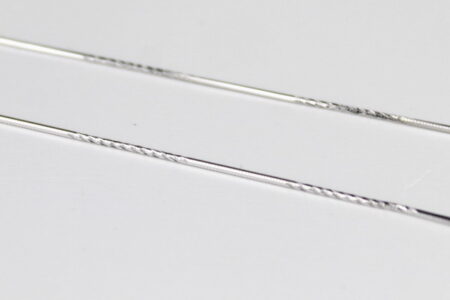 Strieborná retiazka hadík s gravírovaním 45+3cm F061