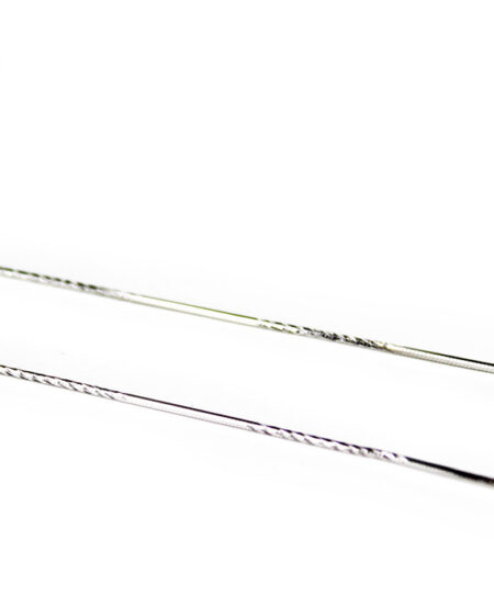 Strieborná retiazka hadík s gravírovaním 45+3cm F061