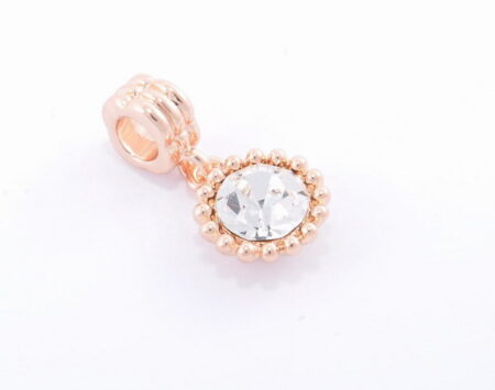 Prívesok – rose gold s čírym krištáľom G004-2T Prívesok – rose gold s čírym krištáľom G004-2T