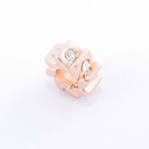 Prívesok – tenký rose gold s kryštálmi G010-2T