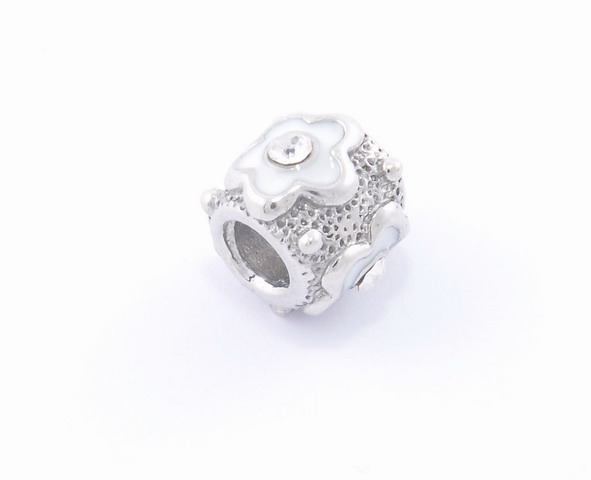 Prívesok – biely kvet G013-2W