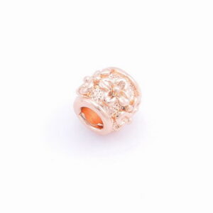 Prívesok – kvetinový rose gold G015-2X