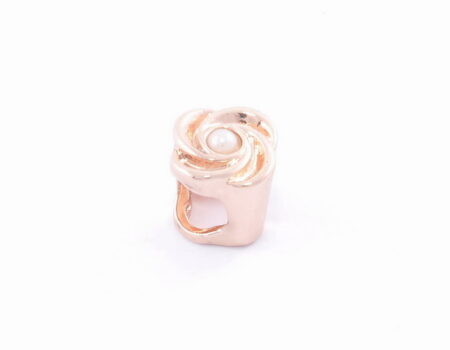 Prívesok – ruža s perličkou rosegold G087-2W Prívesok – ruža s perličkou rosegold G087-2W