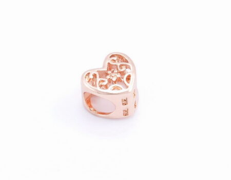 Prívesok – filigránové srdce rose gold G088-2X Prívesok – filigránové srdce rose gold G088-2X