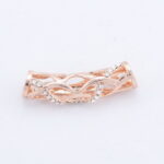 Prívesok – široký s vlnkami rose gold G104-2T