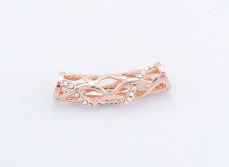 Prívesok – široký s vlnkami rose gold G104-2T
