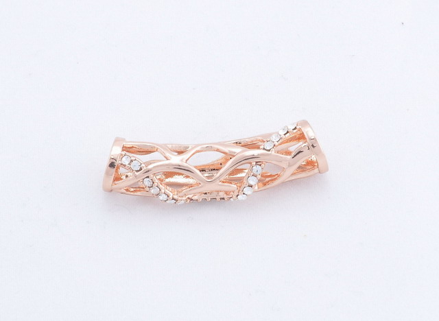 Prívesok – široký s vlnkami rose gold G104-2T